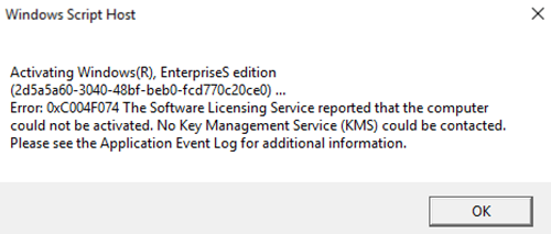 Kms client exe parameters meaning